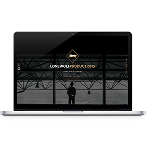 Lupii Designs website. Web design en web hosting.